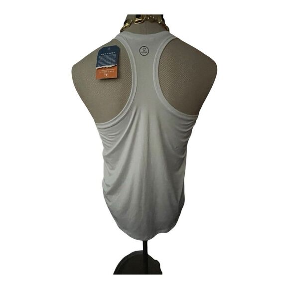 Life Is Good Shirt Womens Sz Med  White Floral Flower Graphic Tee Tank Summer - Picture 8 of 12